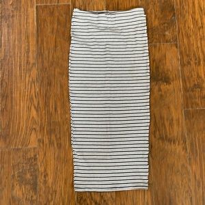 Zara mid calf or longer depending on your height.